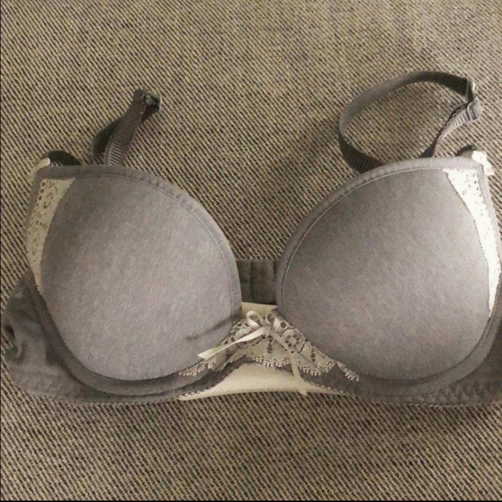 Convertible lace-accented bra